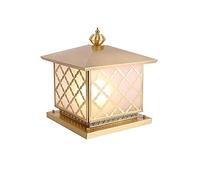 TAIYUESHAN Villa Garden Lamp Post Light Fixture Waterproof Mains Courtyard Lights Simple Park Landscape Outdoor Modern Chinese Patio Street Lighting Energy A L
