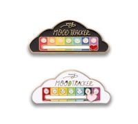 Taiyyi 2 Piece Social Battery Pin Funny Social Battery Pins for Self-Expression Fashionable Accessory Enamel Pins for Backpacks Jackets and Hats (A, B, C, D), 1