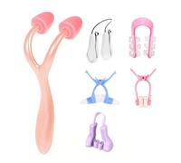TAIZER Nose Up Lifting Clip 6PCS Magic Nose Shaper Clip Nose Clip Silicone Nose lifter Nose Bridge Slimming Beauty Clip Tool Set Nose Up Lifting Shaping Bridge Straightening Correction Massager Clip
