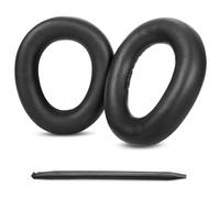 TaiZiChangQin Earpads Replacement Compatible with Beyerdynamic AVENTHO 300 Headphones Ear Pads Ear Cushions Protein Leather High-Density Foam Black