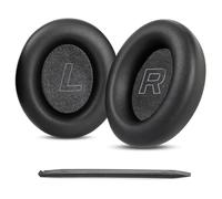 TaiZiChangQin Earpads Replacement Compatible with HyperX Cloud Mix 2 Wireless Over-Ear Headphones Ear Pads Ear Cushions Protein Leather High-Density Foam Black