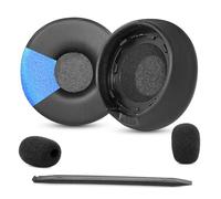 TaiZiChangQin Earpads Replacement Ear Pads Compatible with Jabra Engage 55/65/75 (Stereo Version) Headphone (Do Not Fit Engage 55/65/75 Mono Version, Engage 75/65 Convertible) Protein Leather Cushions