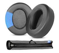 TaiZiChangQin SRH440A Earpads Replacement Compatible with Shure SRH440 SRH440A SRH 440 SRH840 SRH940 Headsets Ear Pads Headband Cover Cushions Protein Leather Black