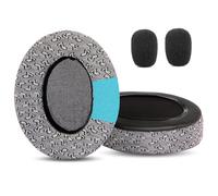 TaiZiChangQin Upgrade Ear Pads Ear Cushion Memory Foam Replacement Compatible with Cooler Master MH670 MH630 MH650 Headphone (Fabric Earpads Gray)