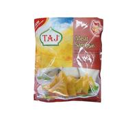 Taj Frozen 20's Meat Samosas 600g Pack Halal Made with Real Ingredients and Authentic Flavours Heat and Eat Pack of 1