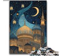 Taj Mahal at Night Jigsaw Puzzles 2000 Pieces for Adults Teens, Brain Intelligence Challenge Addictive Toys for Home Decoration (70x100cm)