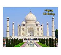 Taj Mahal Birthday Card
