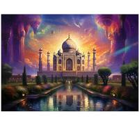 Taj Mahal Fantasy Jigsaw Puzzle 300/500/1000 Piece (1000pc (50×75cm))