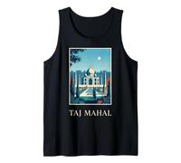 Taj Mahal India Mughal Architecture Travel Art Tank Top
