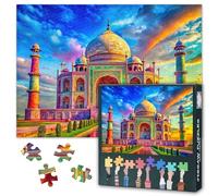 Taj Mahal Jigsaw Puzzles for Adults 1000 Pieces - Beautiful Taj Mahal for Relaxation and Creativity for Art Enthusiasts Challenging Puzzle 1000 Pieces for Adults, Artistic Puzzle Games 27.5" x 19.6"