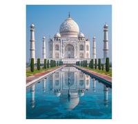 Taj Mahal Paint by Numbers Kit for Adults Tree Craft Kits with Brushe and Acrylic Paint Set Canvas for Painting 12 x 16 in Canvas Wall Art Supplies for Fall Decor, Gifts for Women Room Decor JLYH-2445