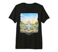 Taj Mahal Watercolor Premium T-Shirt