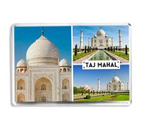 Taj Mahal - Wonders of the World - Souvenir Fridge Magnet - Gift