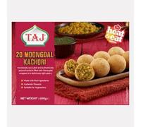 Taj MoongDal Kachori 20's - 600g Crispy and Flaky Indian Snack Stuffed with Spiced Moong Dal Ready to Eat Perfect Tea Time Treat No Preservatives Pack of 1