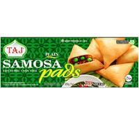 Taj Plain Samosa Pads 30 Sheets Ready to Cook Instant Snacks No Artificial Preservatives Easy to Peel Vegan Frozen Snacks Indian Origin 200G Pack of 1