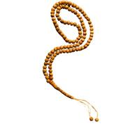 Taj Tasbih Islamic Prayer Beads, Tasbeeh, Muslim Wooden Beads, Tesbih, Dhikr Beads, Zikr Beads, Sibha, Muslim Mala, Worry Beads, Prayer Counter Material: Natural Wood Beads. (11601-W-100.)