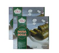 Taj Unfried Patra Roll 800g Authentic Gujarati Snack Ready to Cook and Serve No Added Preservatives Product from India Pack of 2