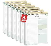 Taja 6 Pack of To Do List Notepad - To Do List Notebook for Work with 52 Sheets, 9.8" x 6.5", Undated Daily Planner Perfect for Daily Tasks and Goal Setting, Notepad Suitable for Office, Home & School