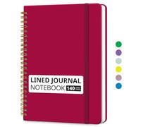 Taja Lined Spiral Journal Notebook for Women & Men, 140 Pages, College Ruled Hardcover Notebook for Work & Note Taking, Journals for Writing, A5 (6" x 8") - Magenta