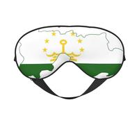 Tajikistan Flag Map Print Sleep Mask Silk-Like Eye Mask Sleeping Eye Mask for Women Men for Travel Sleep Relaxation