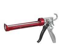 TAJIMA Caulk Gun - 1/10 Gallon (10 oz) Convoy Super 18 Caulking Tool with 18/1 Thrust Ratio & Auto Flow Stop - CNV-100SP18