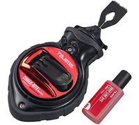 TAJIMA Chalk Line - Chalk-Rite Jam Free Special Edition Chalk Line with Extra Bold 1mm Snap Line & Five Gear Quick Retrieval - CR301JF-CP