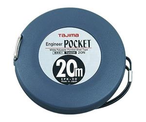 Tajima EPK20MW "Engineer Pocket" Long Tape, Grey, 20 m x 10 mm