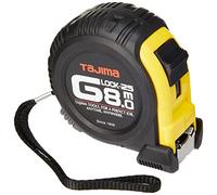Tajima Measuring Tape G5P80MY G-Lock 8 m x 25 mm Black/Yellow