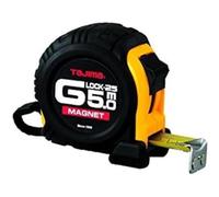 Tajima GM550MT Magnet-G Measuring Tape, Black/Yellow, 5 m x 25 mm