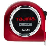 Tajima H1550MW Class 1"Hi Lock Measuring Tape, Red, 5 m x 25 mm
