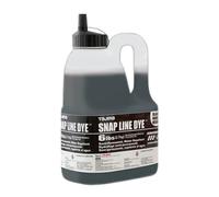 Tajima Marking Chalk - Black 6 lbs (2.7kg) Semi Permanent Snap-Line Dye with Durable Bottle & Easy-Fill Nozzle - PLC3-BK2700