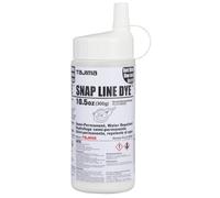 TAJIMA Marking Chalk - White 10.5 oz (300g) Semi Permanent Snap-Line Dye with Durable Bottle & Easy-Fill Nozzle - PLC3-DW300