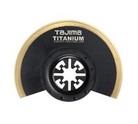 Tajima MHS88 Multitool Saw Blade Long Life Fine Teeth for Wood, Plastic, Metal 88 mm Semi-Circular