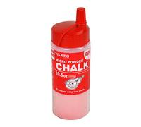Tajima Micro Chalk - Red 10.5 oz (300g) Ultra-Fine Snap-Line Chalk with Durable Bottle & Easy-Fill Nozzle - PLC2-R300