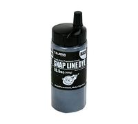 Tajima PLC3-BK300 Chalk-Rite 10.5-Ounce Snap Line Black Powder Dye | Durable Bottle, Easy-Fill Nozzle, Ultra-Fine Chalk, Fade Resistant Line