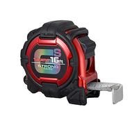 TAJIMA Tape Measure - 16 ft x 1 inch GS-Lock Measuring Tape with Shock Resistant Case & Acrylic Coated Blade - GS-16BW