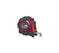 TAJIMA Tape Measure - 25 ft x 1-1/16 inch GS-Lock Measuring Tape with Shock Resistant Case & Acrylic Coated Blade - GS-25BW