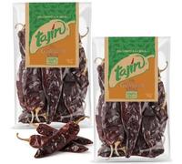 Tajin Dried Guajillo Chillies 2 x 75g | Authentic Mexican Whole Dried Chillies | Mild to Medium Heat | Ideal for Birria, Mole, Enchilada Sauce, Salsa & Marinades
