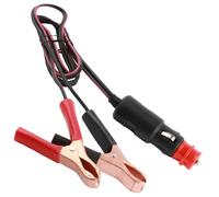 TAK 12V 24V Male Car Cigarette Lighter Socket Plug Connector to Alligator Clips - 25cm, 50cm, 1m, 2m, 3m Cables