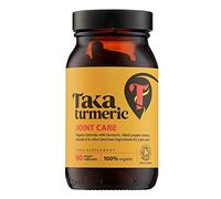 Taka Turmeric, 90 Caps Organic Joint Care Supplements with Turmeric Black Pepper Extract Vitamin D & Ginger, Organic Turmeric Ginger and Black Pepper Capsules, Vegan, Recyclable Packaging