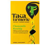 Taka Turmeric Organic Chamomile Rosehip Turmeric Tea Bags 60 Tea Bags