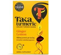 Taka Turmeric Organic Ginger Lemon Tea Bags
