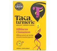 Taka Turmeric Organic Hibiscus Cinnamon - 15 tea bags