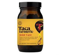 Taka Turmeric, 90 Caps Organic Joint Care Supplements with Turmeric Black Pepper Extract Vitamin D & Ginger, Organic Turmeric Ginger and Black Pepper Capsules, Vegan, Recyclable Packaging