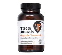 TAKA Turmeric Organic Turmeric with Black Pepper Extract - 60 Capsules