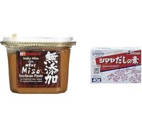 Takanori's Hanamaruki Cup Mutenka Inaka Miso Paste and Shimaya Bonito Dashi Stock Powder Bundle, 750g Miso, 40g Dashi, Traditional Japanese Soup Base