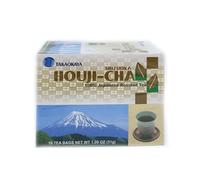 Takaokaya Houjicha Teabags 16pc | Authentic Japanese Roasted Green Tea | Low Caffeine, Smooth, Toasted Flavor | Individually Wrapped Tea Bags