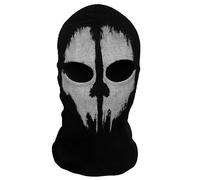 Takashi 2 Hole Balaclava Ghost Skull Face Mask Bike Motorcycle Helmet Hood Ski Sport Neck Face Mask Halloween Horror Ski Motorcycle Biker Scarf Skull Face Mask