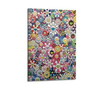 Takashi Murakami Wall Canvas Art Poster Canvas Wall Poster Decoration Painting Art Bedroom Living Room Office Painting Modern Home Decoration Wall Art Picture Print 16 x 24 inches (40 x 60 cm)
