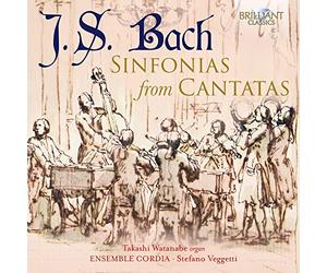 Takashi Watanabe, Stefano Veggetti, Ensemble Cordia - J.S. Bach: Sinfonias from Cantatas